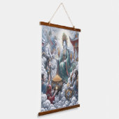 Oni Dreams Wandteppich Mit Holzrahmen (Gewinkelt)