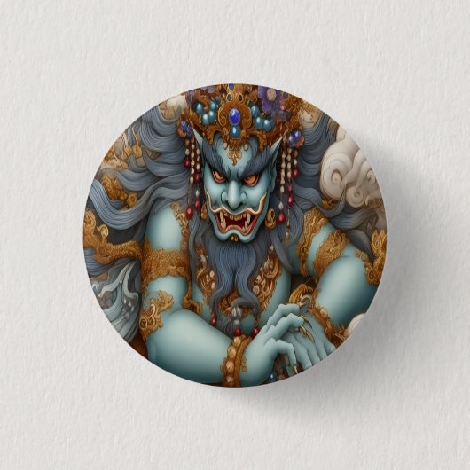 Oni Fortune Button (Vorderseite)