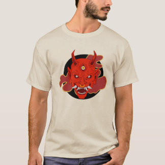 Oni Japanisch Hannya Maske Stil Traditionell T-Shirt