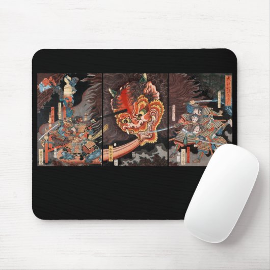 Oni King Shutendoji vs. Minamoto no Yorimitsu Mousepad (Mit Mouse)