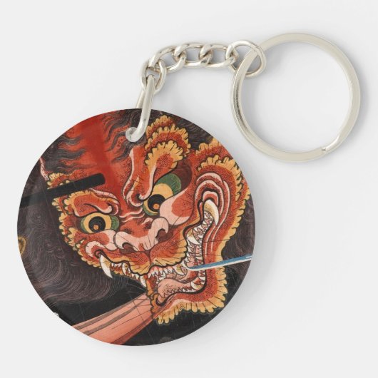 Oni King Shutendoji vs. Minamoto no Yorimitsu Schlüsselanhänger (Rückseite)