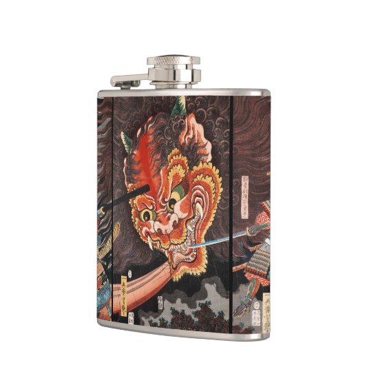 Oni König Shutendoji gegen Minamoto kein Yorimitsu Flachmann (Links)