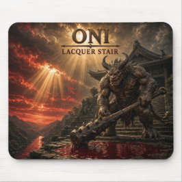 Oni-Lackiertreppe Dark Realism Mousepad