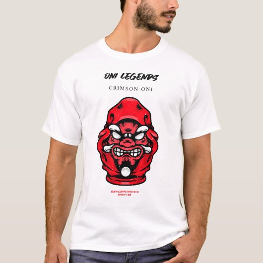 Oni Legends – Crimson Oni | BurnCorpo Archive T-Shirt (Vorderseite)