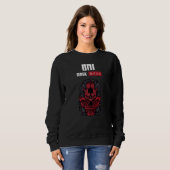 Oni Mask Japanese Demon Face Devil Ronin Sweatshirt (Vorne ganz)