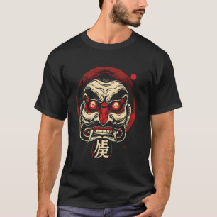 Oni Mask Japanese Demon Halloween Kostüm Japan Gr T-Shirt