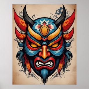Oni Mask Poster