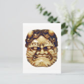 Oni Netsuke Postkarte (Stehend Vorderseite)