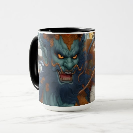 Oni-Reiter Tasse (Vorderseite Links)