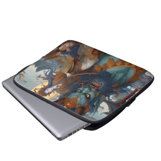 Oni Rider Laptop Sleeve (Vorne Knopf)