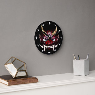 Oni Runde Wanduhr