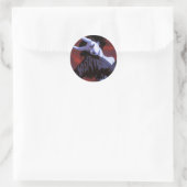 Oni Runder Aufkleber (Tasche)