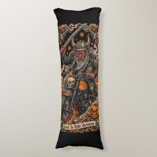 Oni Samurai Biker Halloween Seitenschläferkissen
