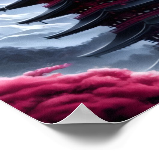 Oni Samurai Slash Poster (Ecke)