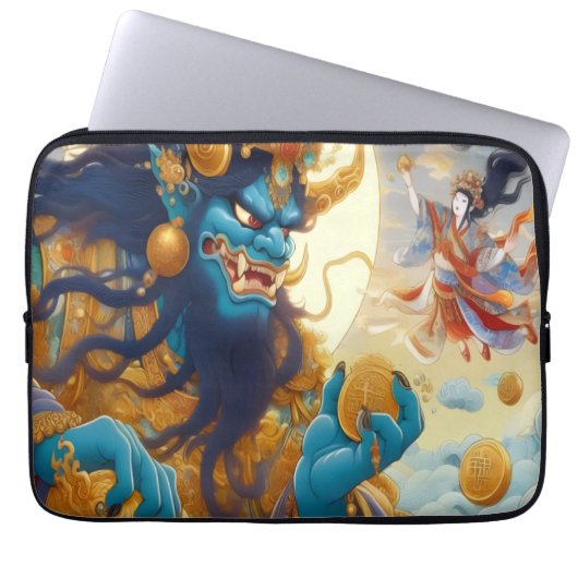 Oni Skies Laptop Sleeve (Vorderseite)