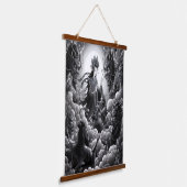 Oni Temptation Wandteppich Mit Holzrahmen (Gewinkelt)