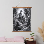 Oni Versuchung Wandteppich Mit Holzrahmen (Schlafzimmer)