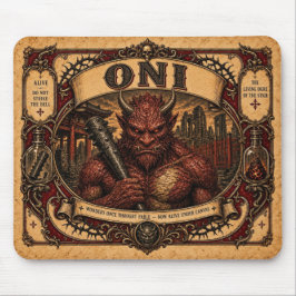Oni, Vintage-Zirkus-Monster Mousepad