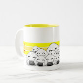 Onichibi - Freund Zweifarbige Tasse (Vorderseite Links)