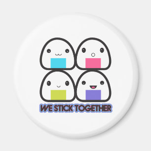 Onigiri Familie Magnet