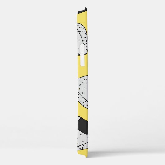 Onigiri (japanische Reiskugel) Hintergrund. nahtlo Case-Mate iPhone Hülle (Rückseite / Rechts)