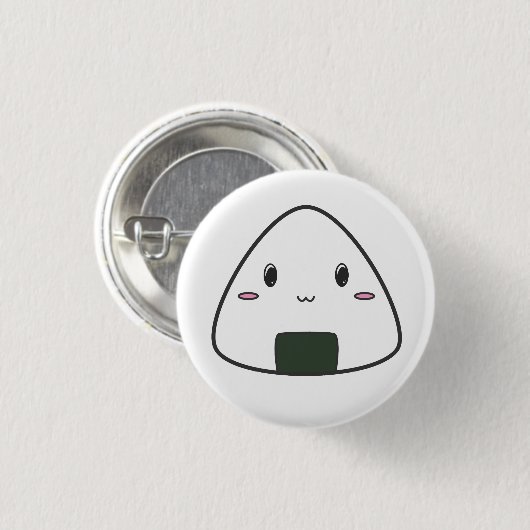 Onigiri Knopf Button (Vorne & Hinten)