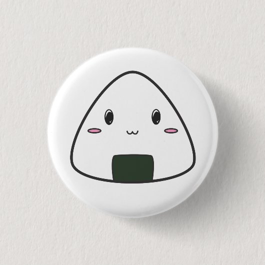 Onigiri Knopf Button (Vorderseite)
