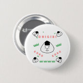 Onigiri Koro Koro (die Rolling Rice Balls) Button (Vorne & Hinten)