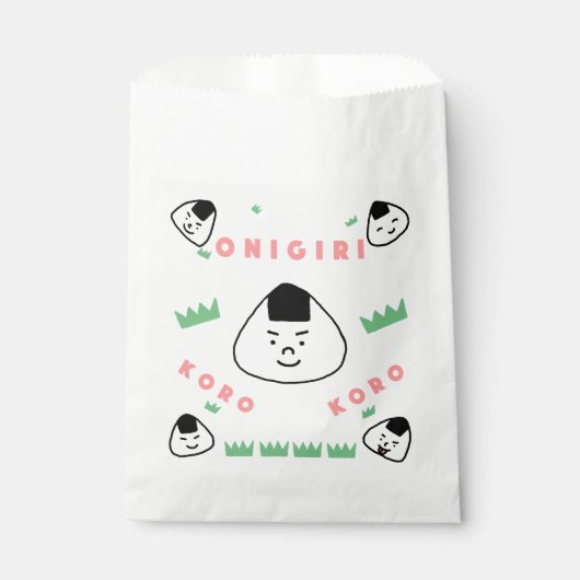 Onigiri Koro Koro (die Rolling Rice Balls) Geschenktütchen (Vorderseite)