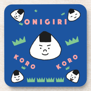 Onigiri Koro Koro (die Rolling Rice Balls) Getränkeuntersetzer