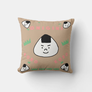 Onigiri Koro Koro (die Rolling Rice Balls) Kissen