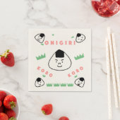 Onigiri Koro Koro (die Rolling Rice Balls) Serviette (Beispiel)