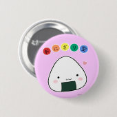Onigiri Liebe-Knopf Button (Vorne & Hinten)
