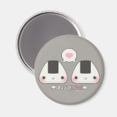 Onigiri Magnet (Vorderseite/Rückseite)