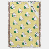 Onigiri omusubi japanisches Reisball-Meerespflanze Decke (Vorderseite Vertikal)