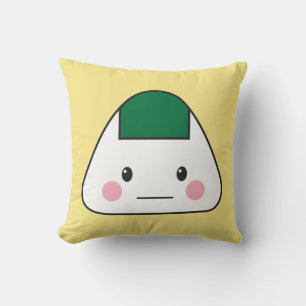 Onigiri omusubi japanisches Reisball-Meerespflanze Kissen