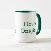 Onigiri omusubi japanisches Reisball-Meerespflanze Tasse (VorderseiteRechts)