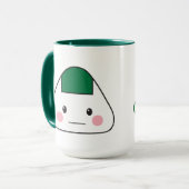 Onigiri omusubi japanisches Reisball-Meerespflanze Tasse (Vorderseite Links)