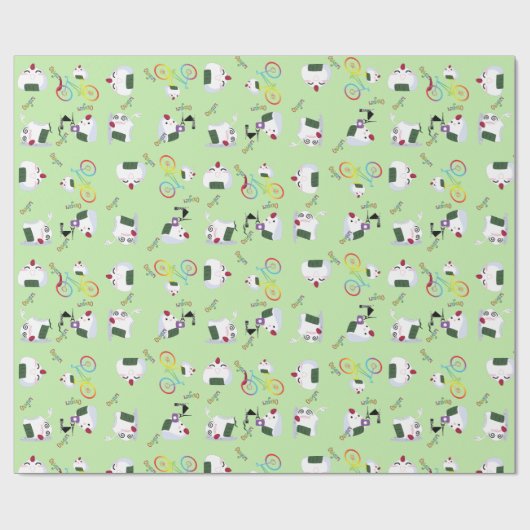 Onigiri Riceball Packpapier (Flach)