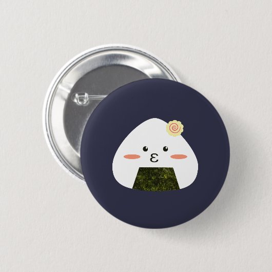 Onigiri Sushi Button (Vorne & Hinten)