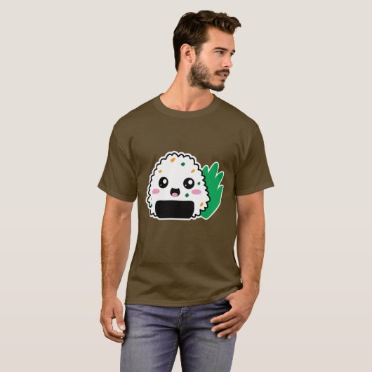 Onigiri T - Shirt (dunkel) (Vorne ganz)
