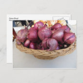 Onion Bowl Postkarte (Vorne/Hinten)