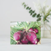 Onion Bundle Postkarte (Stehend Vorderseite)
