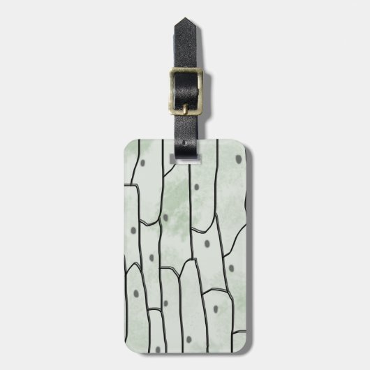 Onion Cells Gepäckanhänger (Vorderseite vertikal)