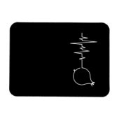 Onion Heartbeat Magnet (Horizontal)