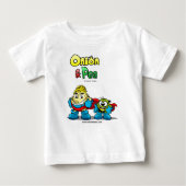 Onion & Pea characters Baby t-shirt. Baby T-shirt (Vorderseite)