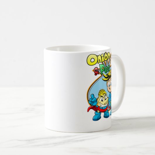 Onion & Pea covers mug. Kaffeetasse (VorderseiteRechts)