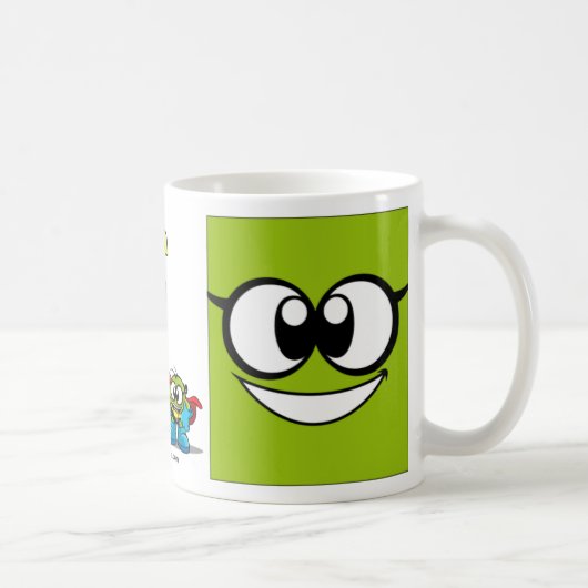 Onion & Pea eyes mug. Kaffeetasse (Rechts)