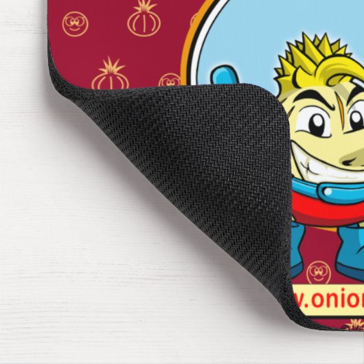 Onion & Pea mousepad. Mousepad (Ecke)