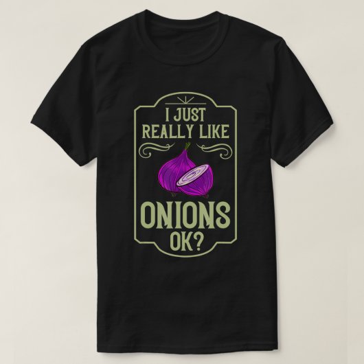 Onion Red Pickled Onions T-Shirt (Design vorne)